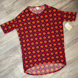 Lularoe XXS Irma‎ Beautiful Multi Color Geometric Pattern NWT
